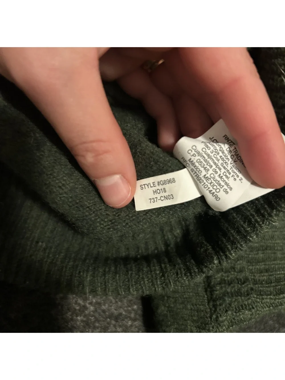 J.Crew Mens Large Dark Forest Green 100% Lambswool Button Front Cardigan Sweater